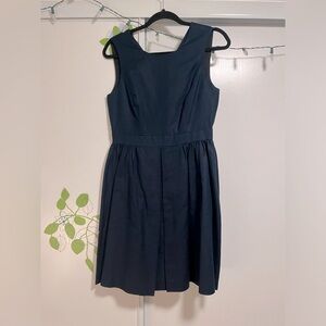 Brooks Brothers Navy 52% Linen and 48% cotton dress